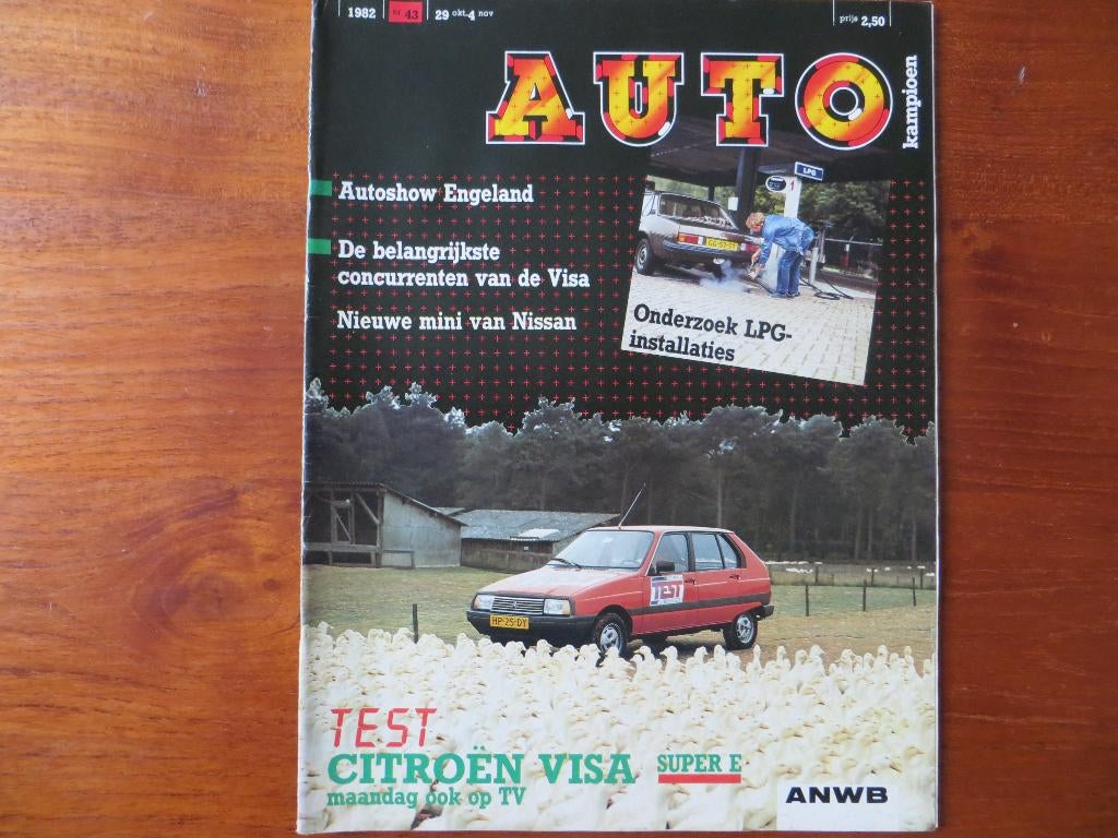 Autokampioen 43 1982 Citroën Visa Super E, Nissan Micra Ford, Ophalen of Verzenden, Nieuw, Citroën