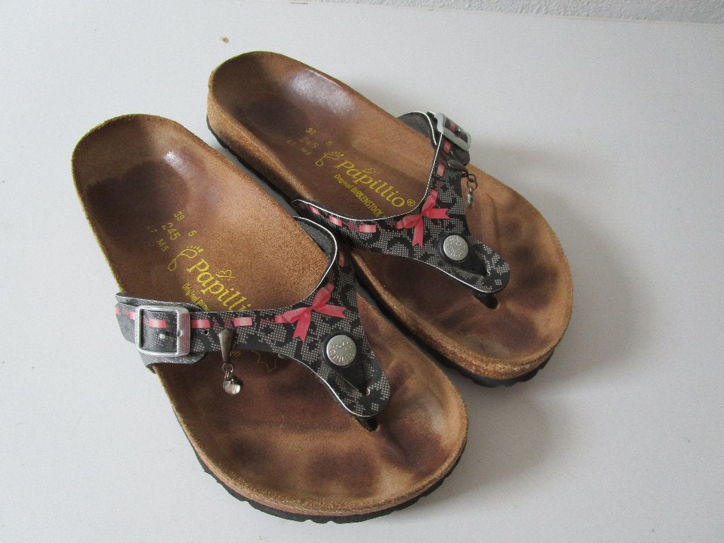Papillio Birkenstock slippers, maat 38, Kleding | Dames, Schoenen, Ophalen of Verzenden, Gedragen, Slippers
