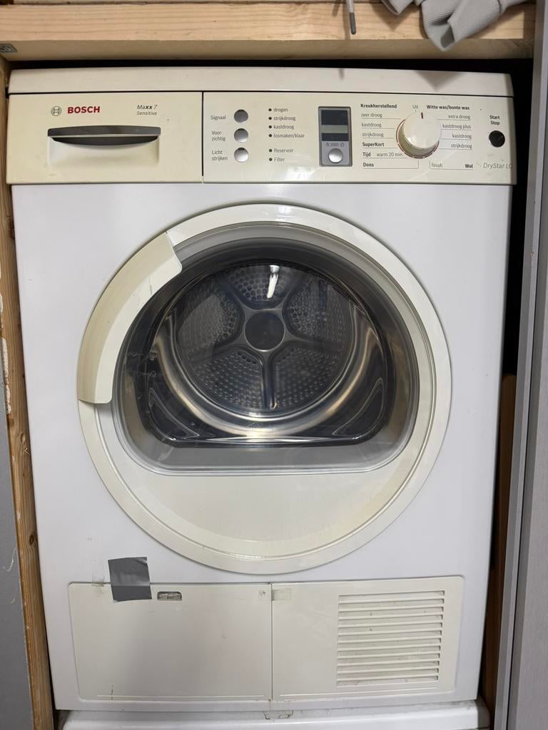 Bosch condensdroger, Witgoed en Apparatuur, Ophalen, 6 tot 8 kg, Gebruikt, Voorlader