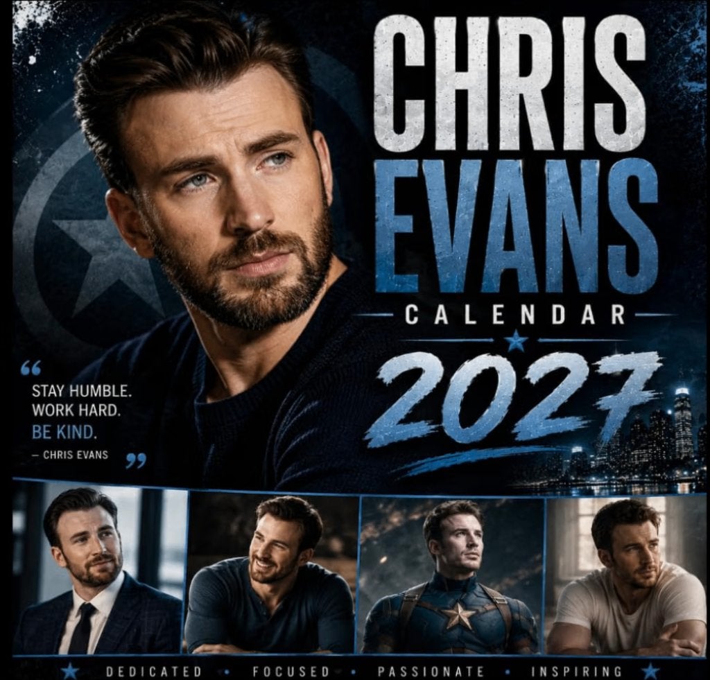 Chris Evans kalender 2027, Verzenden, Maandkalender, Nieuw