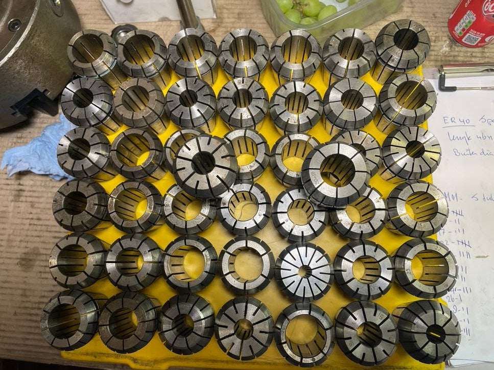 ER 40 Spantangen ca. 44 stuks, diverse maten, Ophalen, Gebruikt