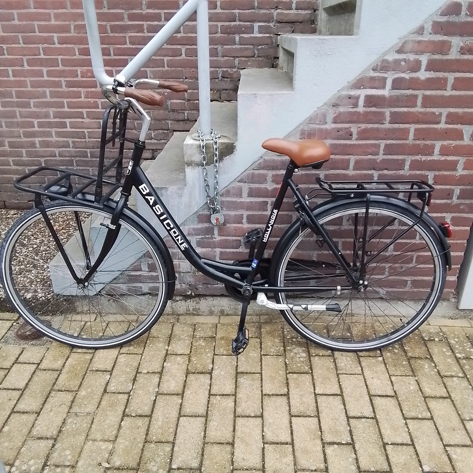 hollandia dames fiets 28 inch met terug trap rem, Fietsen en Brommers, 53 tot 56 cm, Ophalen of Verzenden, Zo goed als nieuw, Overige merken