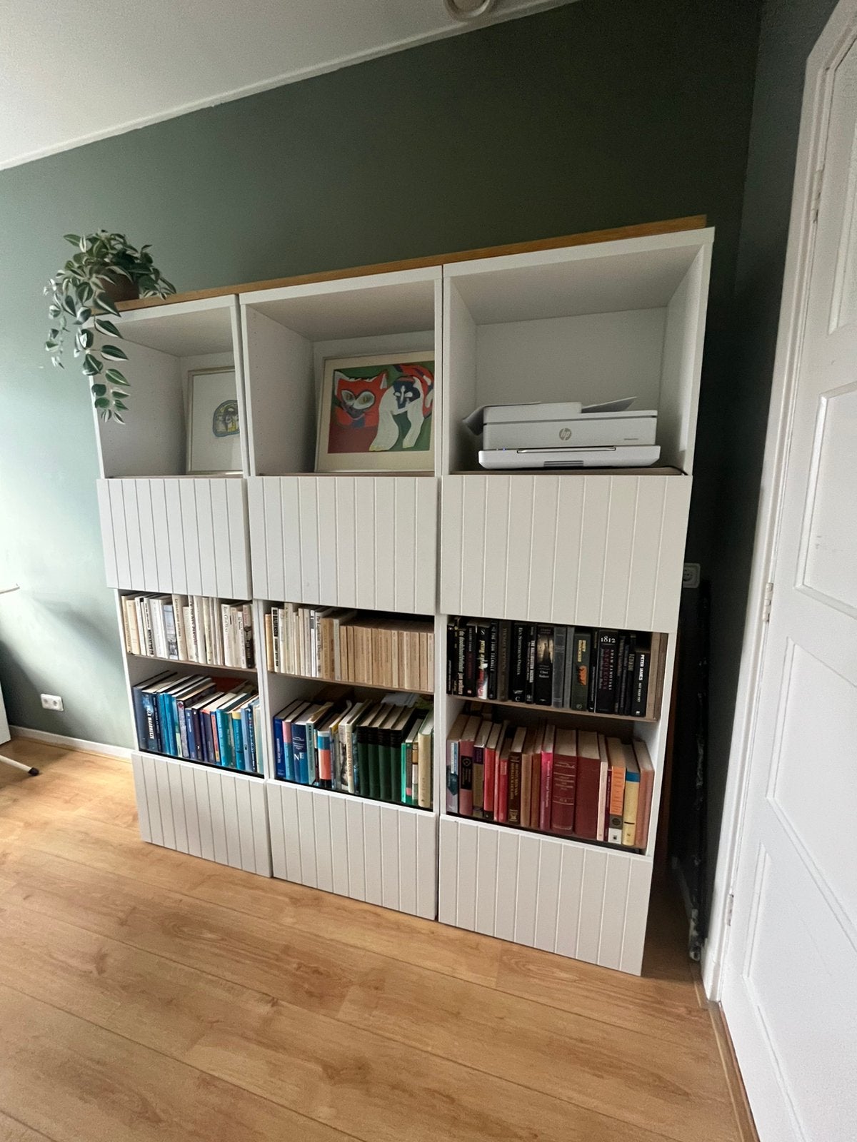 3x IKEA BESTÅ kasten met SUTTERVIKEN deuren – 192 cm hoog, Ophalen