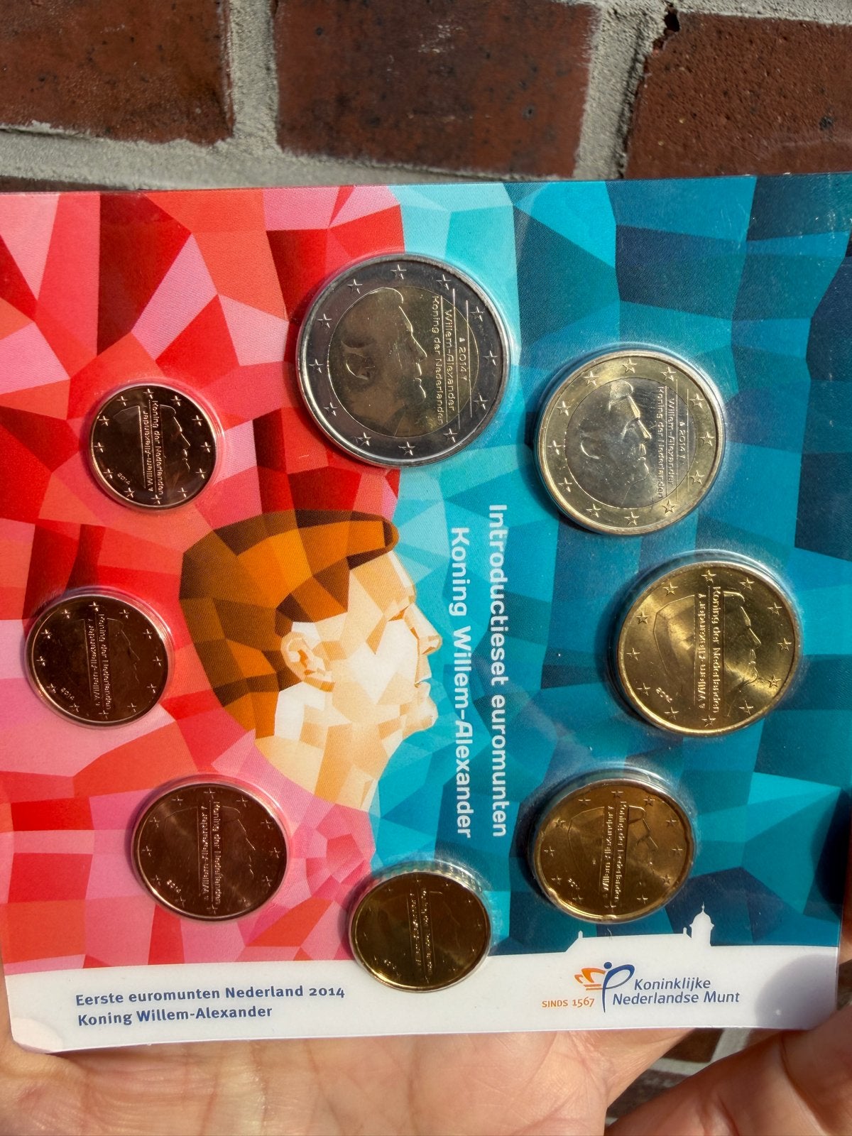 Introductieset euromunten Koning Willem-Alexander 2014, Ophalen of Verzenden, Koningin Beatrix, Euro's, Setje