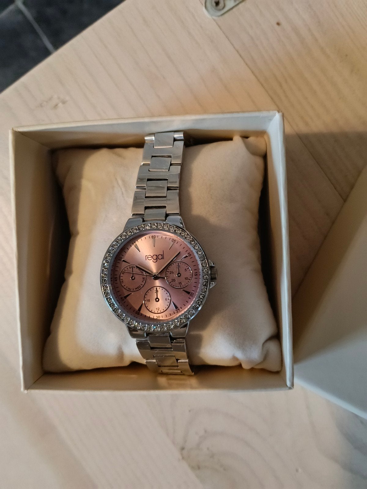 dames horloge regal, Ophalen of Verzenden, Nieuw, Staal, Overige merken