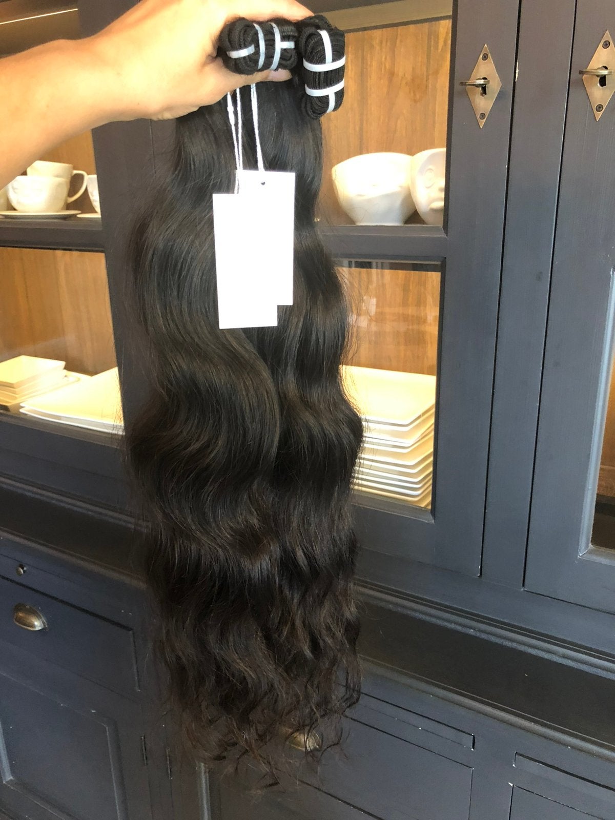 Top kwaliteit machine weft hair extensions body wave india, India, Nieuw, Ophalen of Verzenden, India