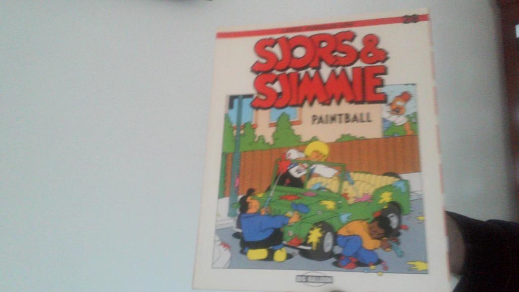 sjors en sjimmie 28 paintball eeste druk 1993, Eén stripboek, Verzenden, Zo goed als nieuw