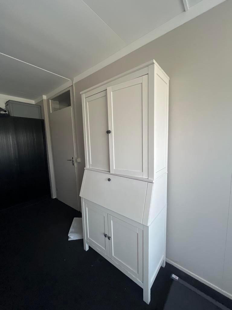 Wit inklapbaar bureau van IKEA, Ophalen, Gebruikt