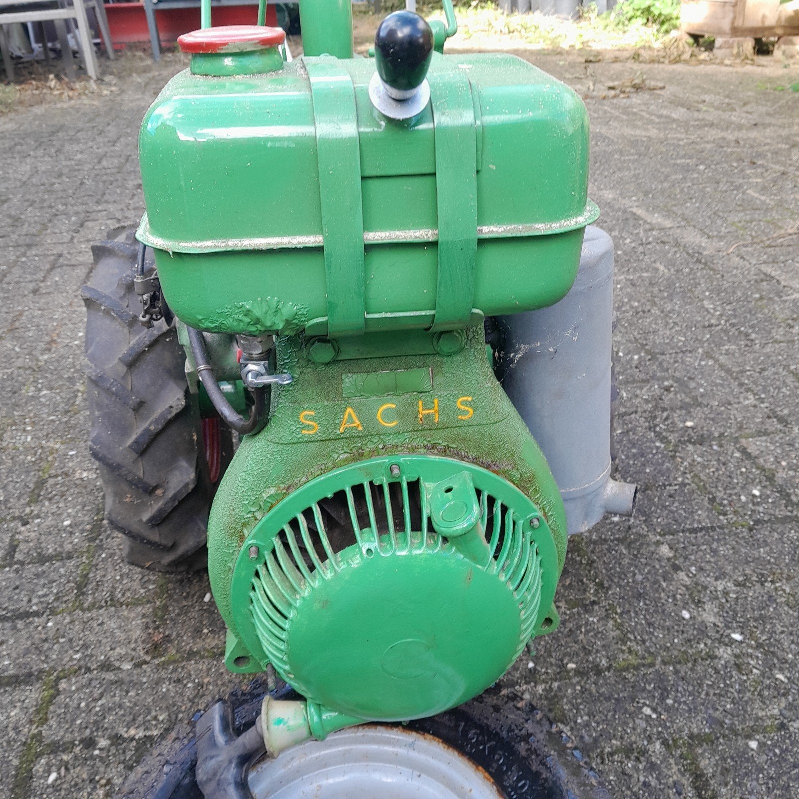 Holder E6 Benzine Motor - Duitse Machine 6 PK, Tuin en Terras, Ophalen, Gebruikt, Holder e6