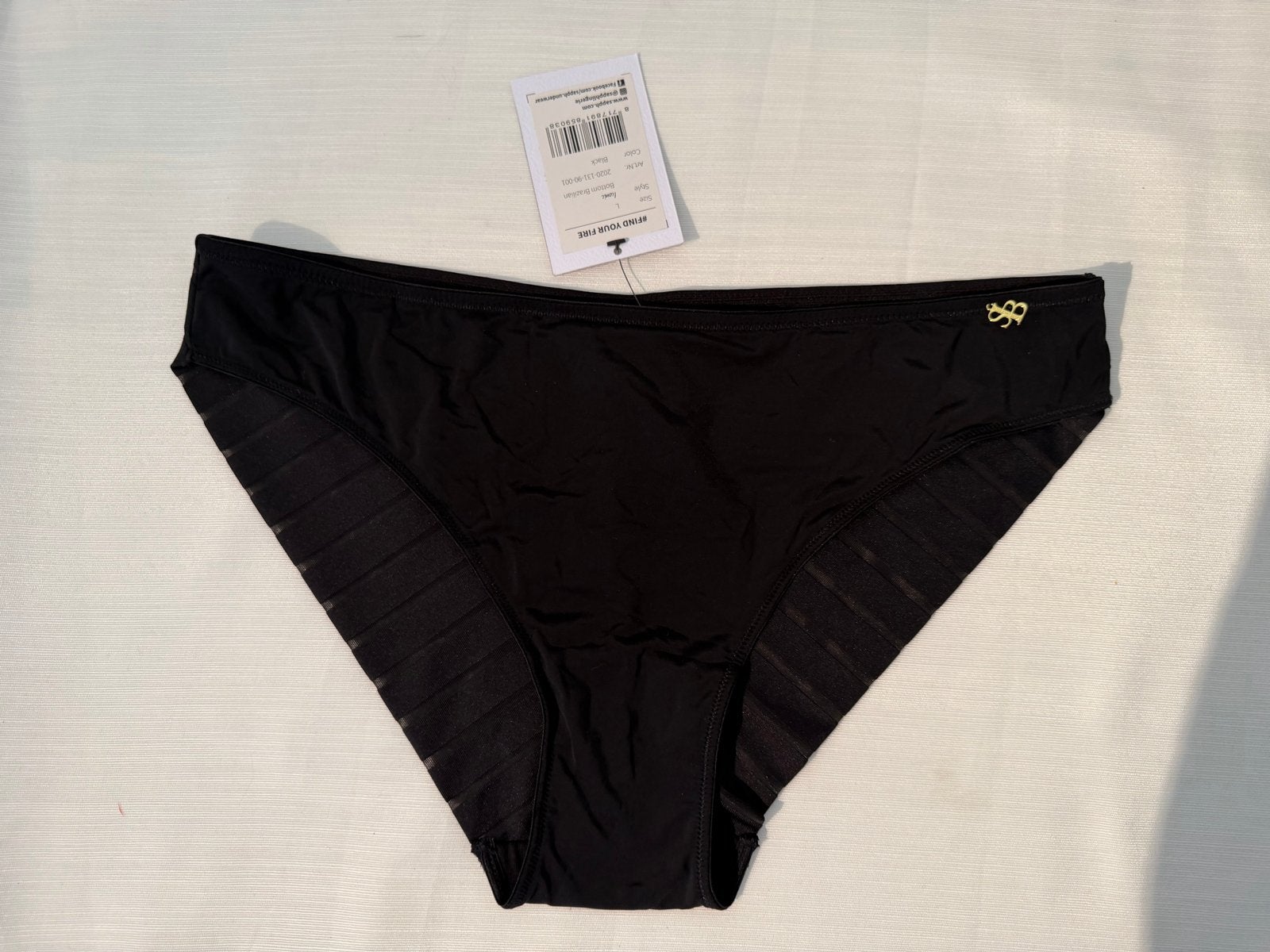 Sapph Brazilian slip - zwart - maat L - Nieuw, Ophalen of Verzenden, Zwart, Slip