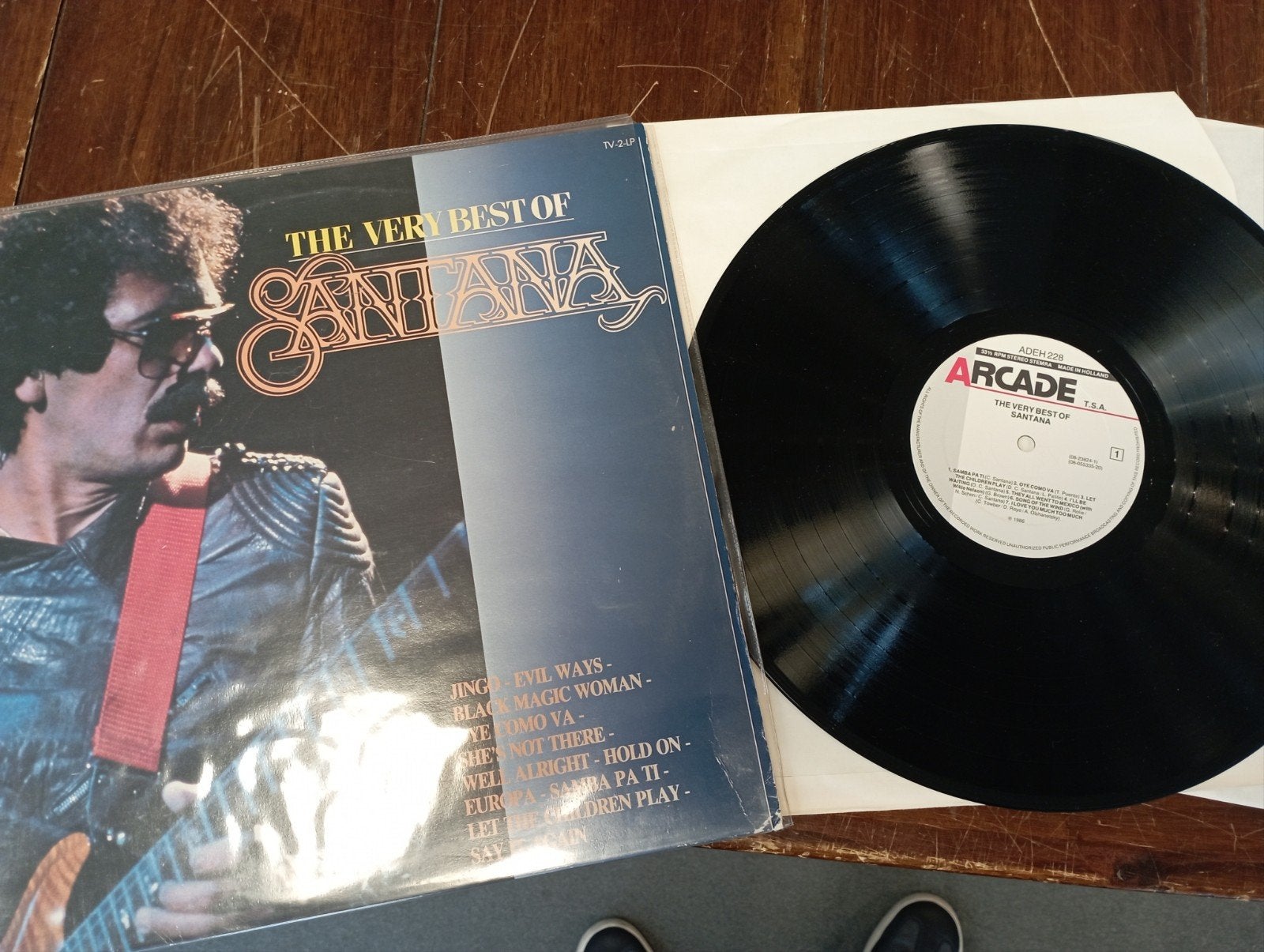 Santana The Very Best of dubbel LP, Ophalen of Verzenden, Gebruikt