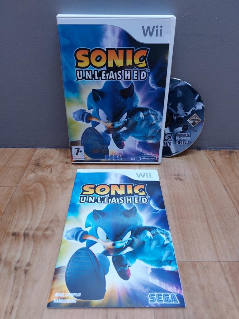 Sonic Unleashed (Nintendo Wii) SEGA, Spelcomputers en Games, Avontuur en Actie, 1 speler, Ophalen of Verzenden, Zo goed als nieuw