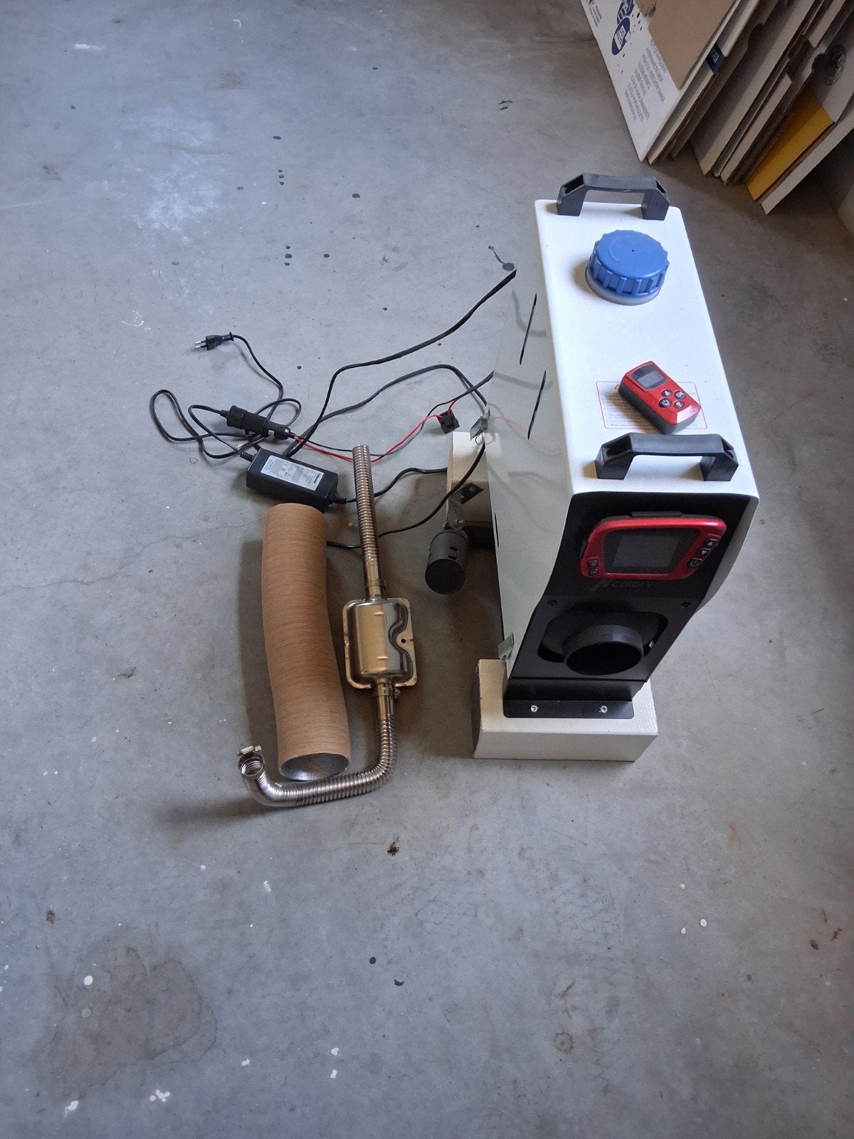 Nieuwe standkachel voor auto, boot of caravan, Ophalen