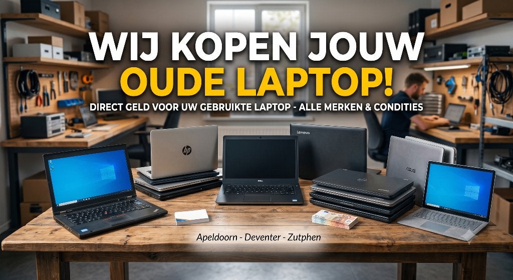 Wij Kopen Jouw Oude Laptop!, Computers en Software, Windows Laptops, Gebruikt, 15 inch, 2 tot 3 Ghz, 8 GB, Qwerty, Ophalen of Verzenden