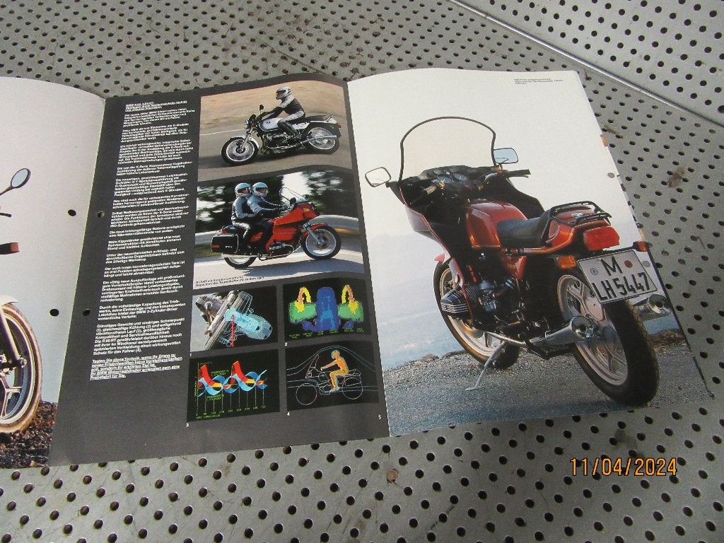 BMW Boxer kleurenfolder Reclame Advertentie '85 R80 GS e.a., Verzamelen, Ophalen of Verzenden, Gebruikt, Motoren