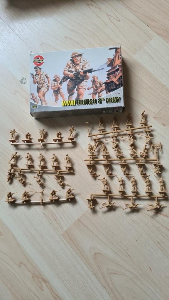 Aitfix WWII British 8th Army., Ophalen of Verzenden, 1:50 of kleiner