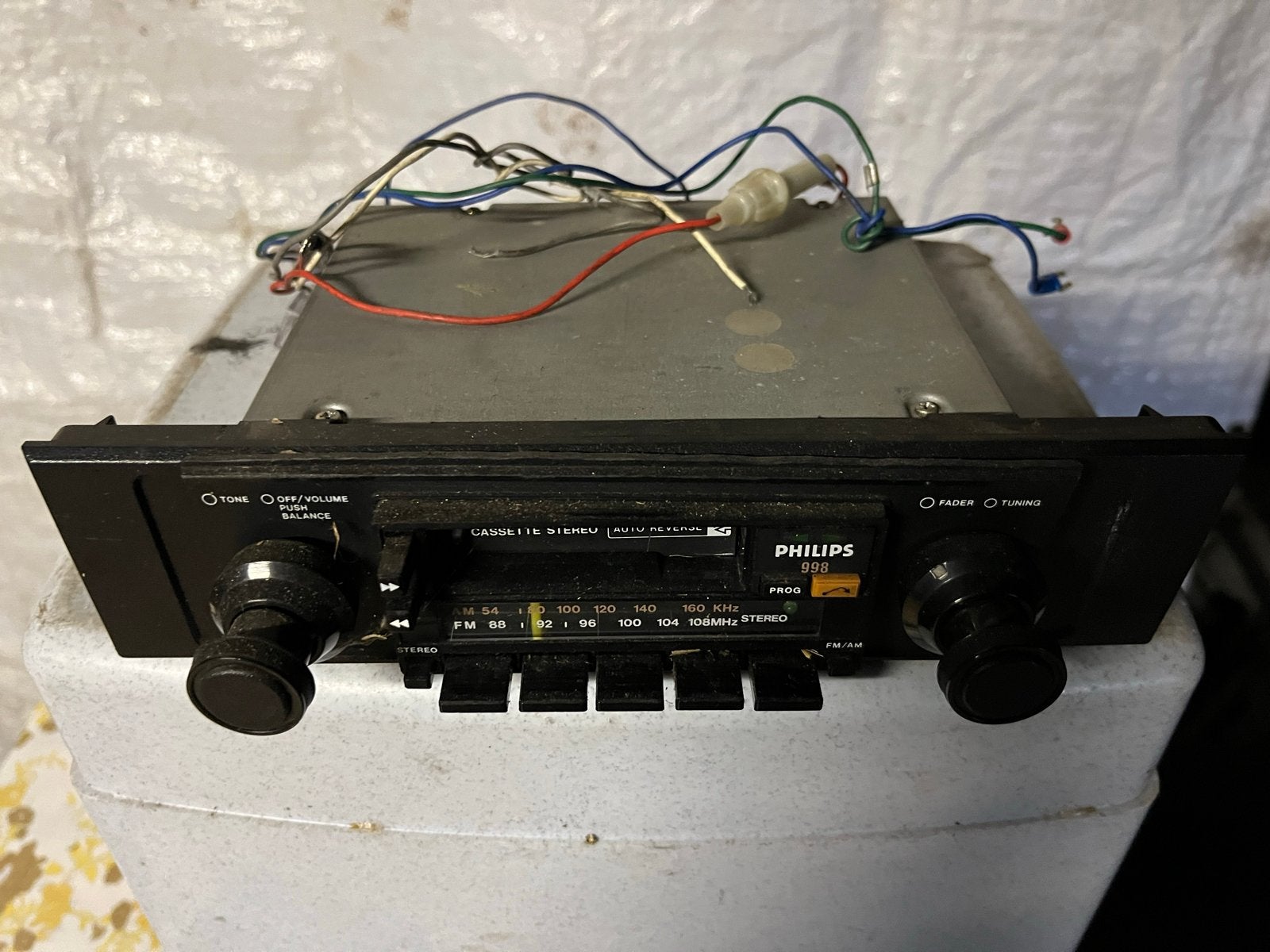 Vintage autoradio's: Philips, Alpine, Sharp, Diplomat, Ophalen of Verzenden, Gebruikt