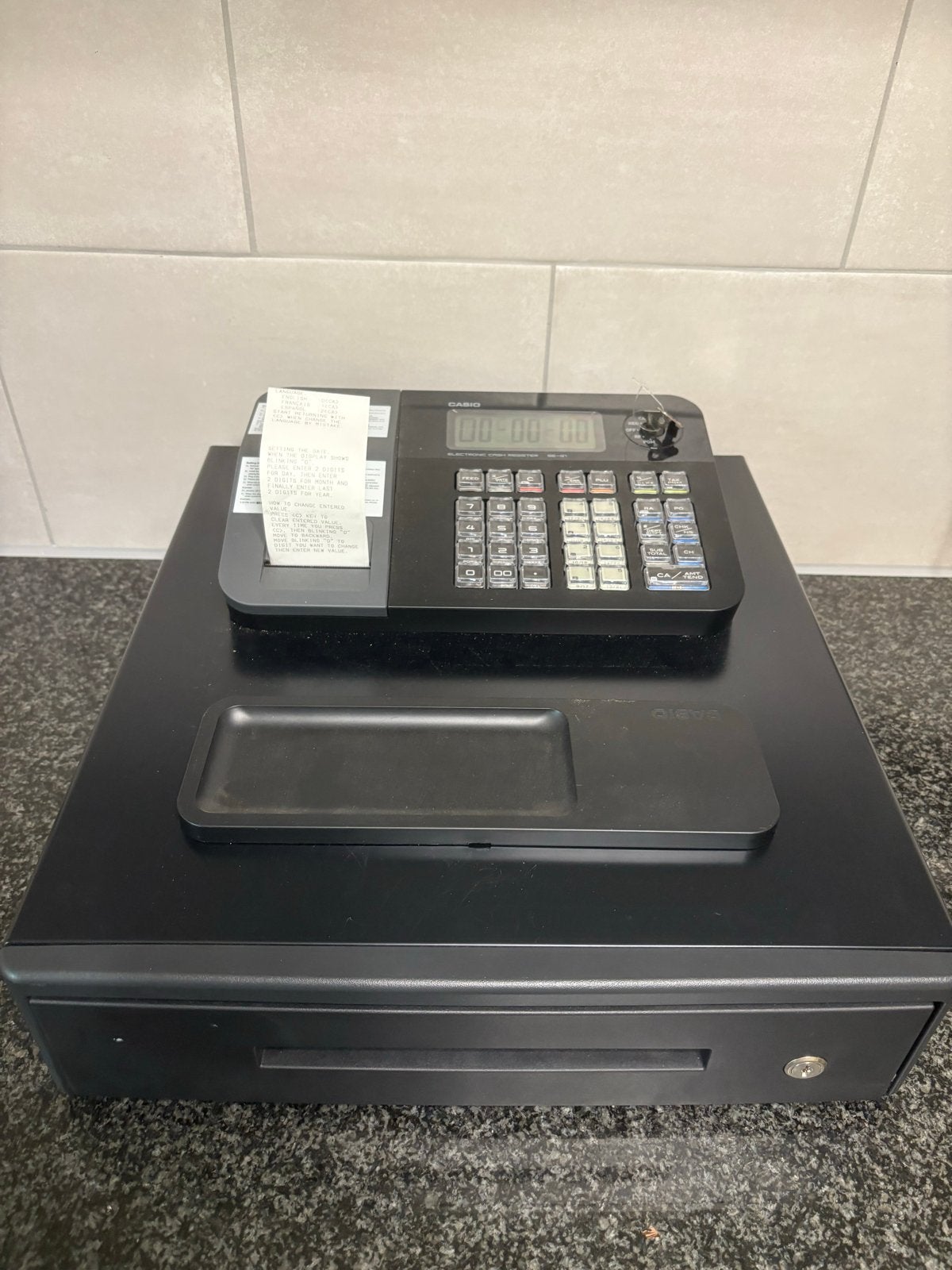 Casio SE-G1 Kassa met Kassalade, Ophalen of Verzenden, Overige typen