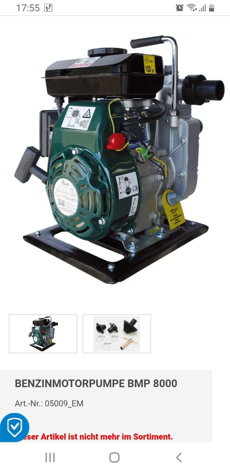 waterpomp 4 takt / Aspen 4 benzine, Tuin en Terras, Waterpompen, Ophalen, Gebruikt, Handmatig, Besproeiingspomp