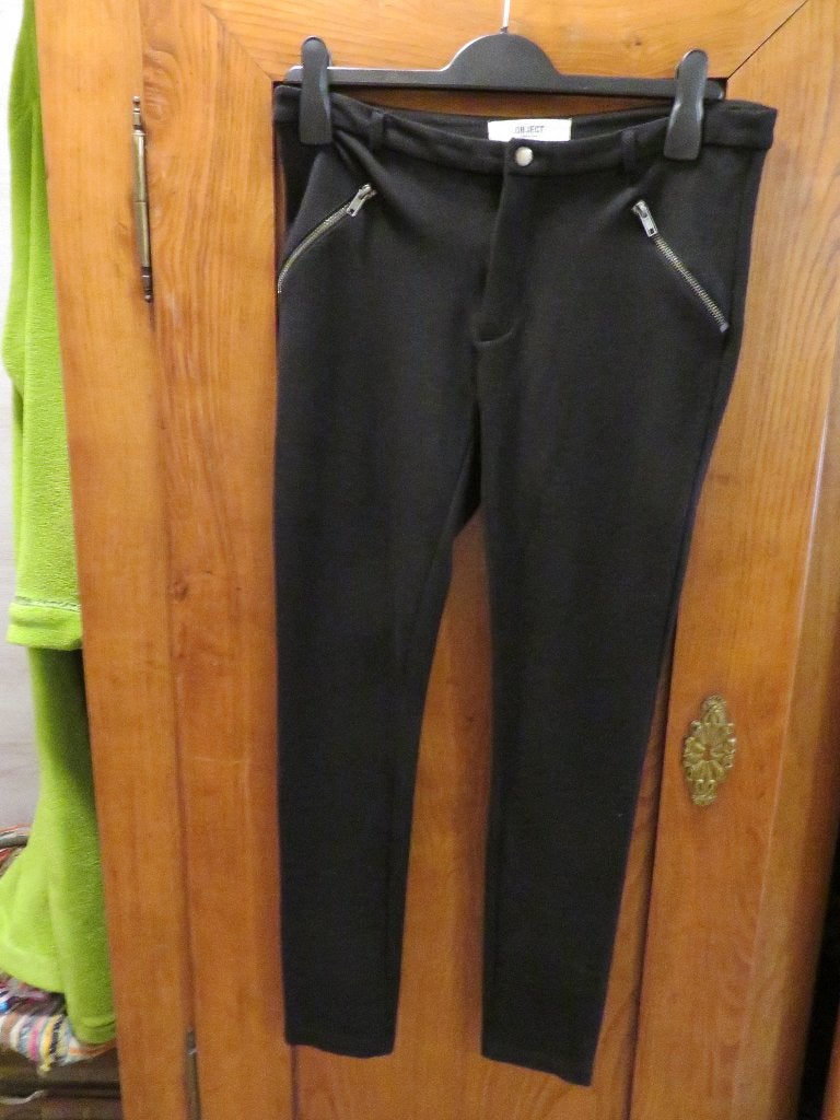 Dames broek Object maat M nieuw zwart, Maat 38/40 (M), Zwart, Object, Ophalen of Verzenden