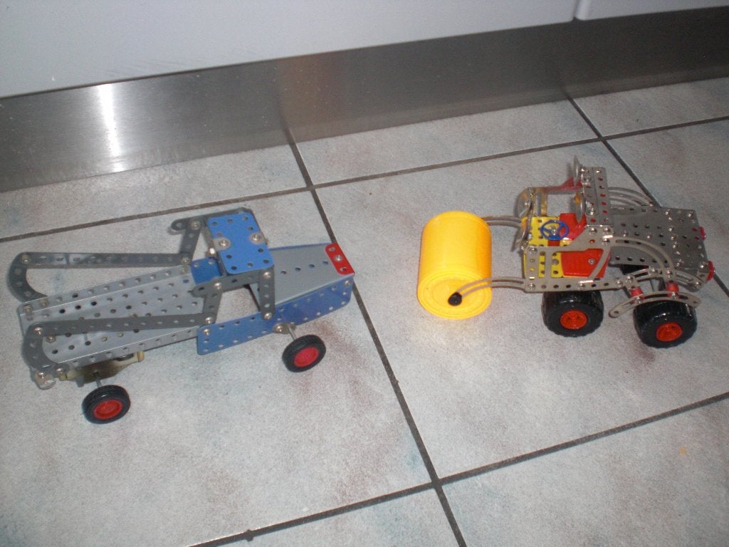 2 mecano auto's/wals, Overige merken, Gebruikt, Auto, Groter dan 1:32
