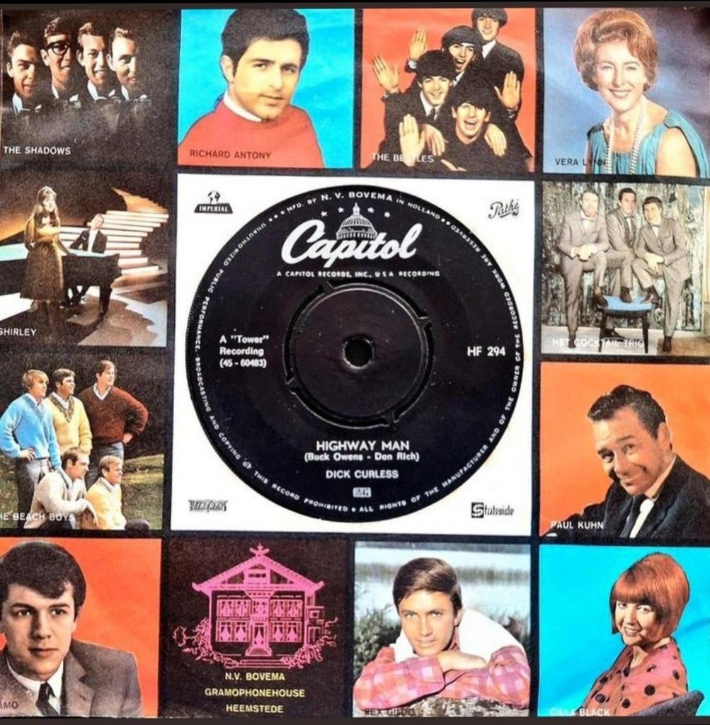 7"/SINGLE  DICK CURLESS - Highway Man, Ophalen of Verzenden, Gebruikt, Nederlandstalig