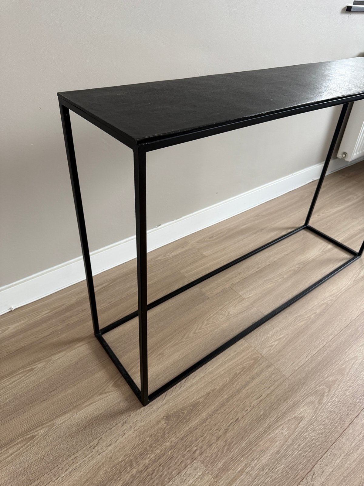 Sidetable zwart, Ophalen, Gebruikt, 25 tot 50 cm, Rechthoekig
