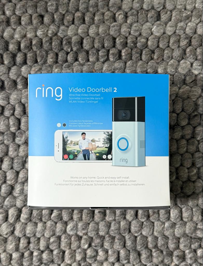 Ring Video Doorbell 2 - Draadloze Video Deurbel, Beweging, Nieuw, Ophalen of Verzenden, Compleet systeem