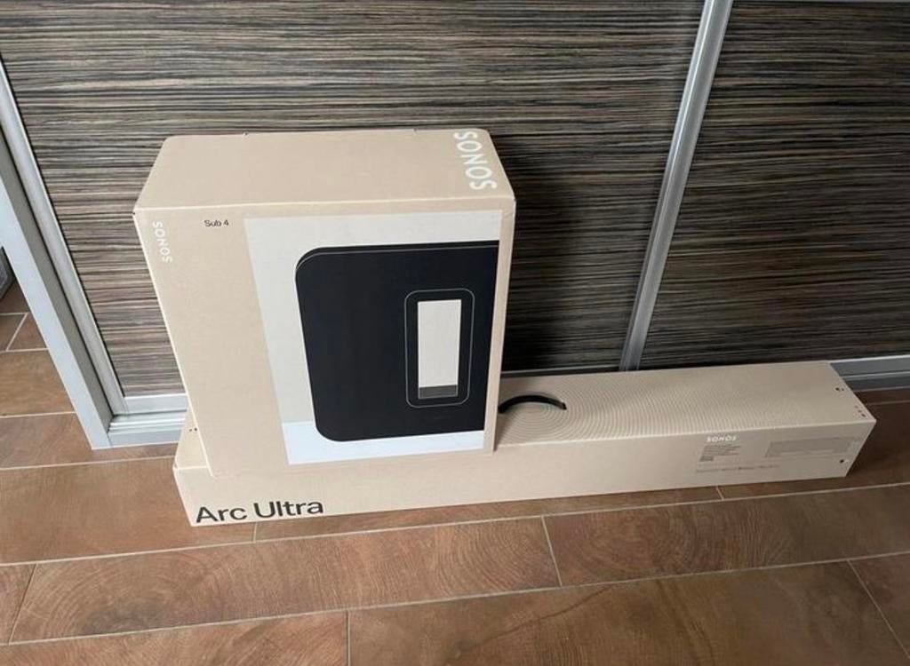 Sonos Arc Ultra en Sub 4 - Nieuw in doos, Audio, Tv en Foto, Soundbars, Ophalen of Verzenden, Zo goed als nieuw