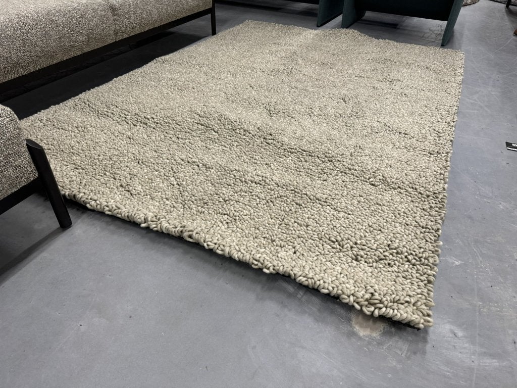 Brink en campman Metal Vloerkleed wol Design tapijt 170x240, Huis en Inrichting, Stoffering | Tapijten en Kleden, Grijs, 150 tot 200 cm