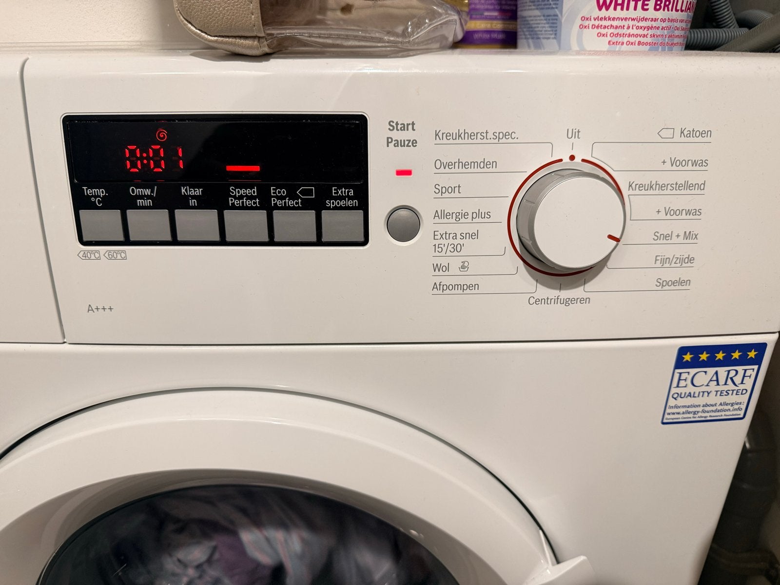 Bosch Serie 2 VarioPerfect Wasmachine - A+++, Witgoed en Apparatuur, Wasmachines, Gebruikt, Voorlader, 6 tot 8 kg, 85 tot 90 cm