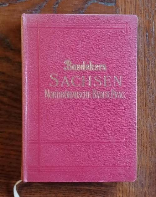Baedeker - Sachsen, Europa, Ophalen of Verzenden, Reisgids of -boek, Gelezen