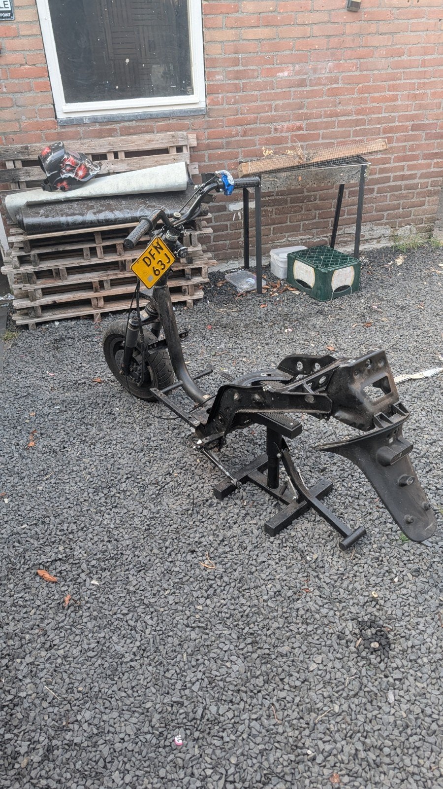 zip 2000 frame brom (wok), Ophalen, Zo goed als nieuw, Frame, Piaggio