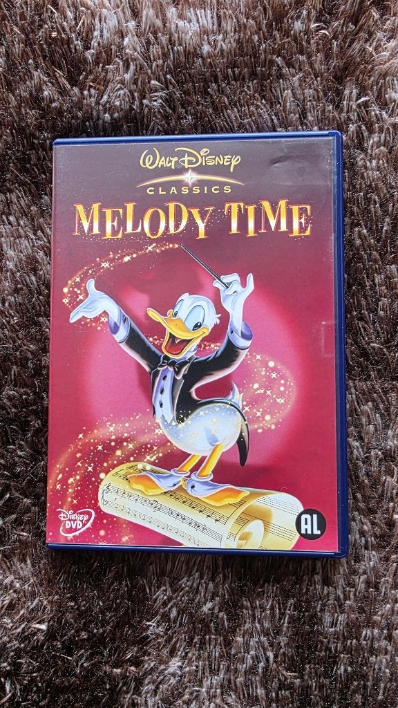 Walt Disney📀Melody Time📀In Mooie Staat, Ophalen, Europees, Gebruikt, Tekenfilm