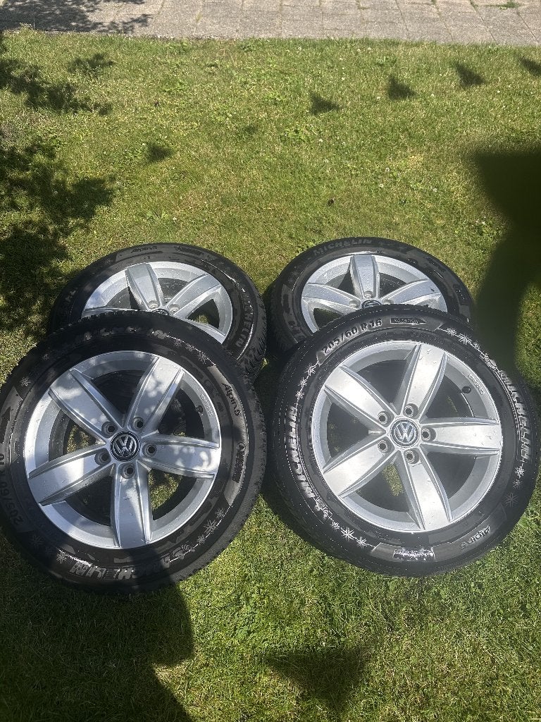 16" Originele Volkswagen Velgen - 5x112, Ophalen, Gebruikt, 16 inch, Banden en Velgen