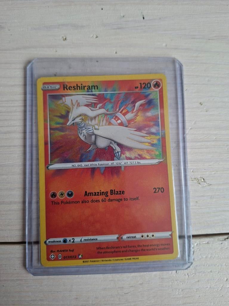 Reshiram Pokémon kaart, Ophalen of Verzenden