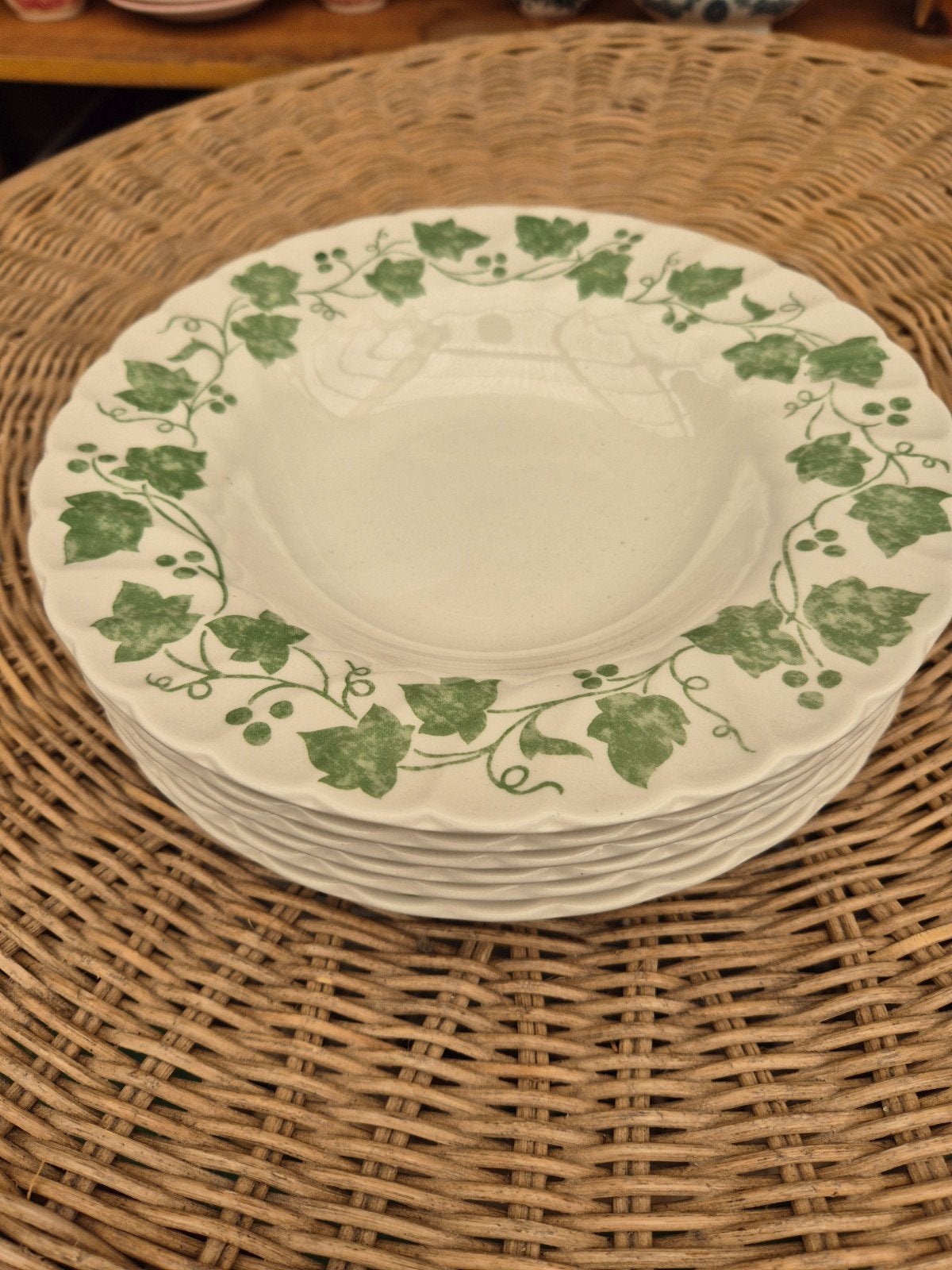 6 Soep borden 50 % korting Churchill made in Staffordshire, Ophalen