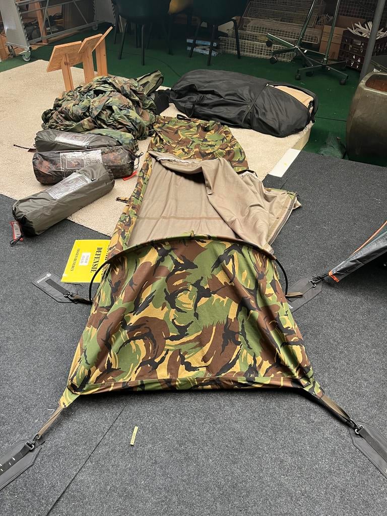 Origine Leger Bivakzak goretex - Camouflage - enkelboogs, Ophalen of Verzenden, Gebruikt, Tot en met 2