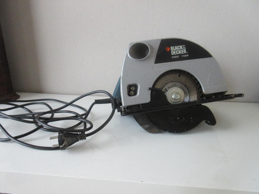 circkelzaag Black & Decker 1100W, Cirkelzaag, 70 mm of meer, 600 tot 1200 watt, Ophalen of Verzenden