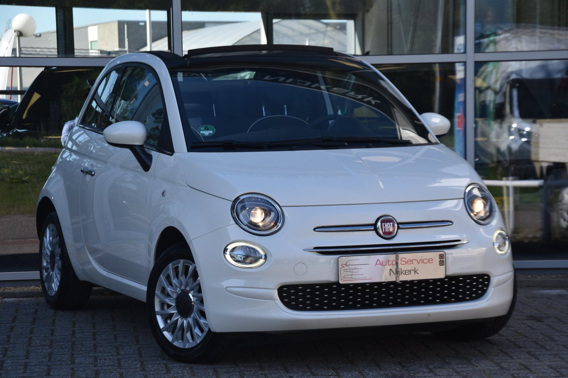 Fiat 500 Fiat 500C 1.2 Star Cabrio Navi Cruise PDC Dealer OH, Stof, Gebruikt, 4 cilinders, Cabriolet