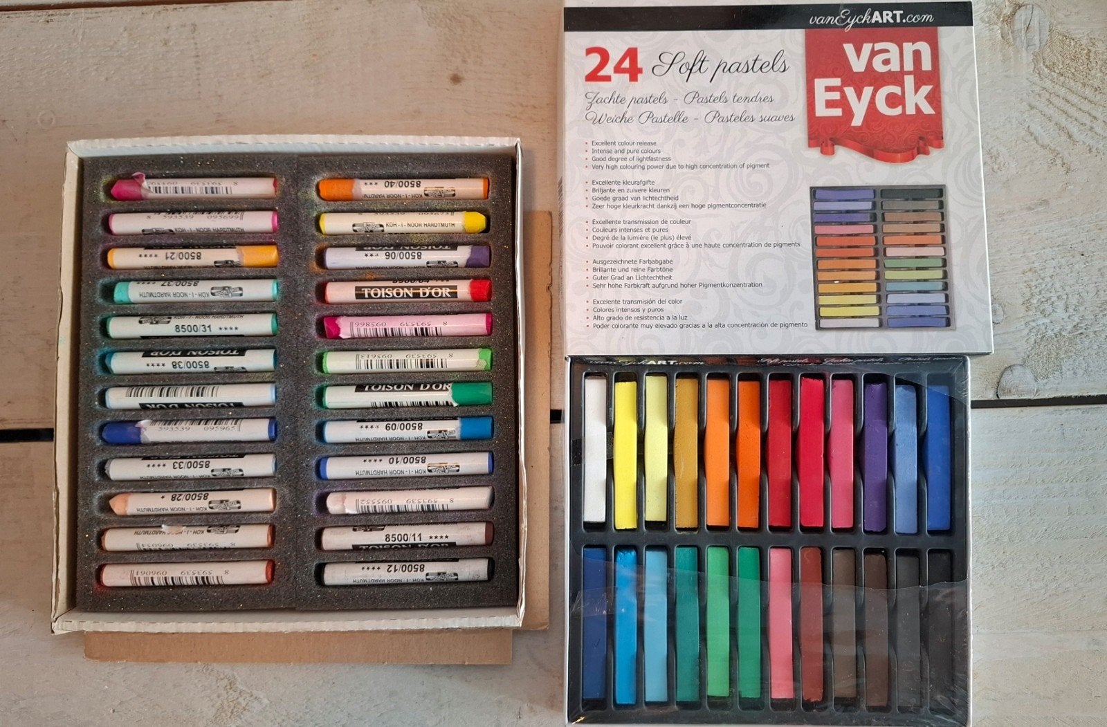 Soft Pastels Set - Van Eyck & Toison D'or, Ophalen, Gebruikt, Overige typen