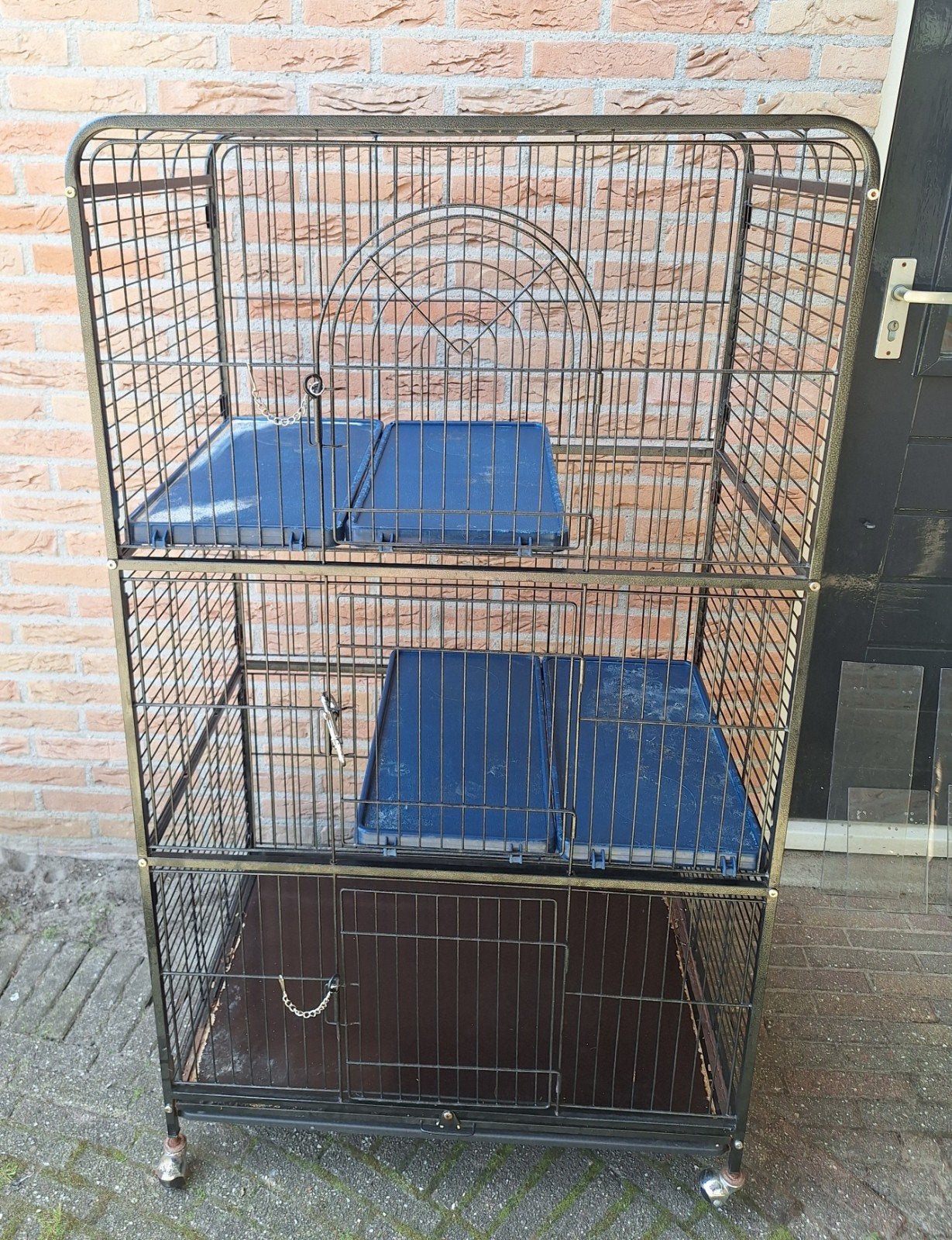 Knaagdierkooi - inclusief accessoires, Ophalen, Kooi, 90 cm of meer, 75 tot 110 cm
