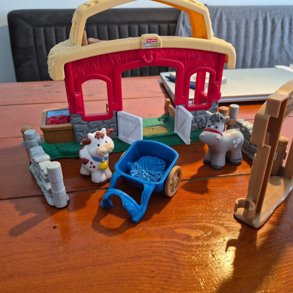 Fisher price little people, Ophalen, Gebruikt, Speelset, Met licht