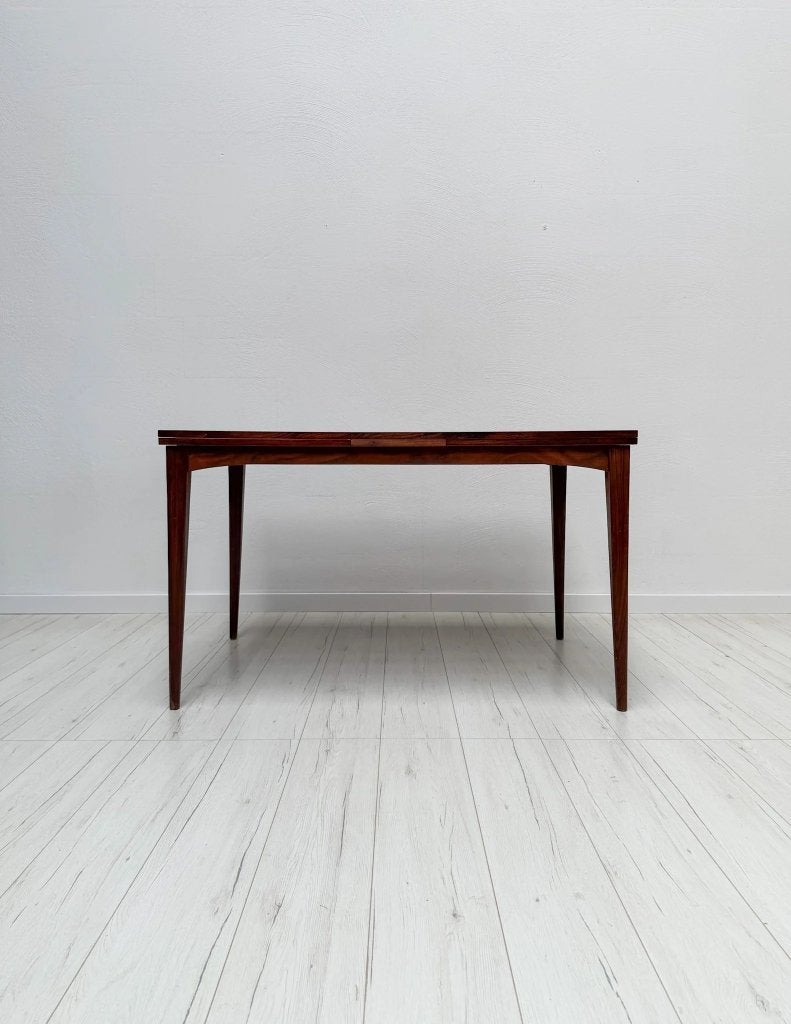 Foto 3 van Scandinavische uitschuifbare teak eettafel vintage 60s