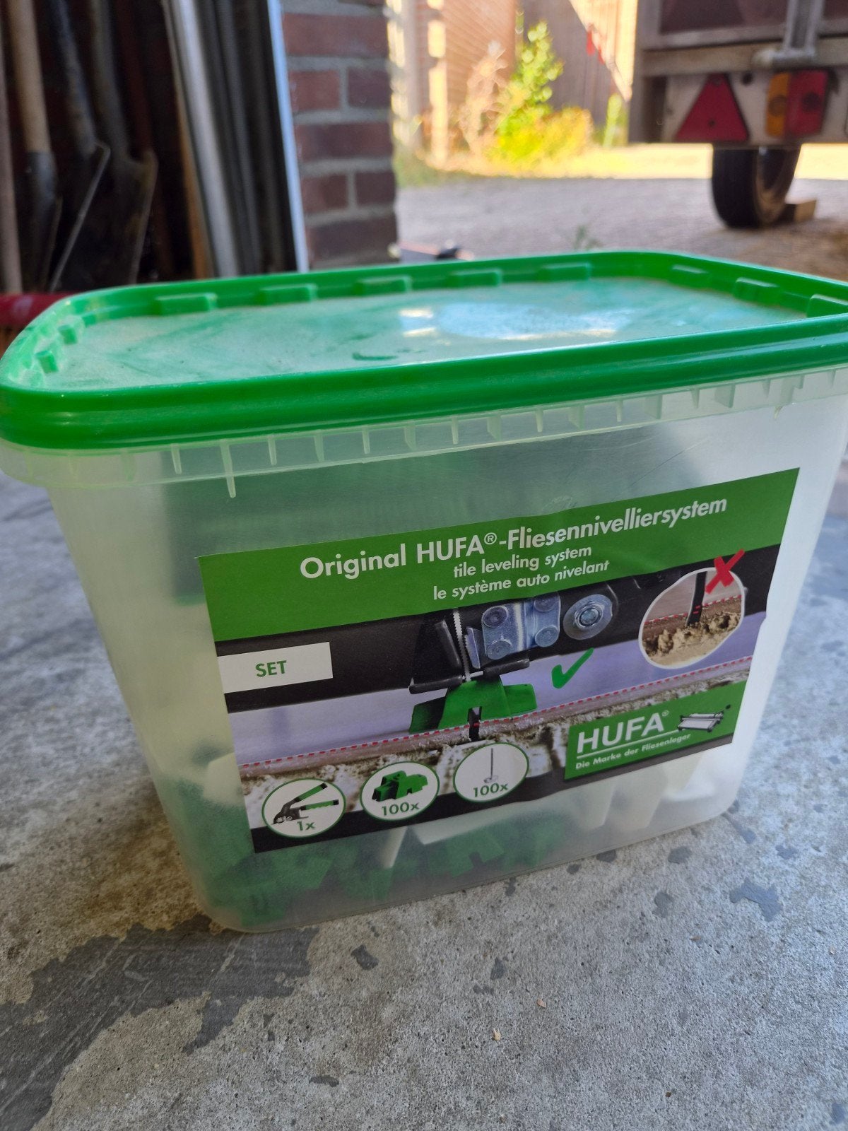HUFA Tegel Nivelleersysteem Set - ONGEOPEND!, Doe-het-zelf en Verbouw, Tegels, Ophalen, Overige materialen, Nieuw, Minder dan 20 cm