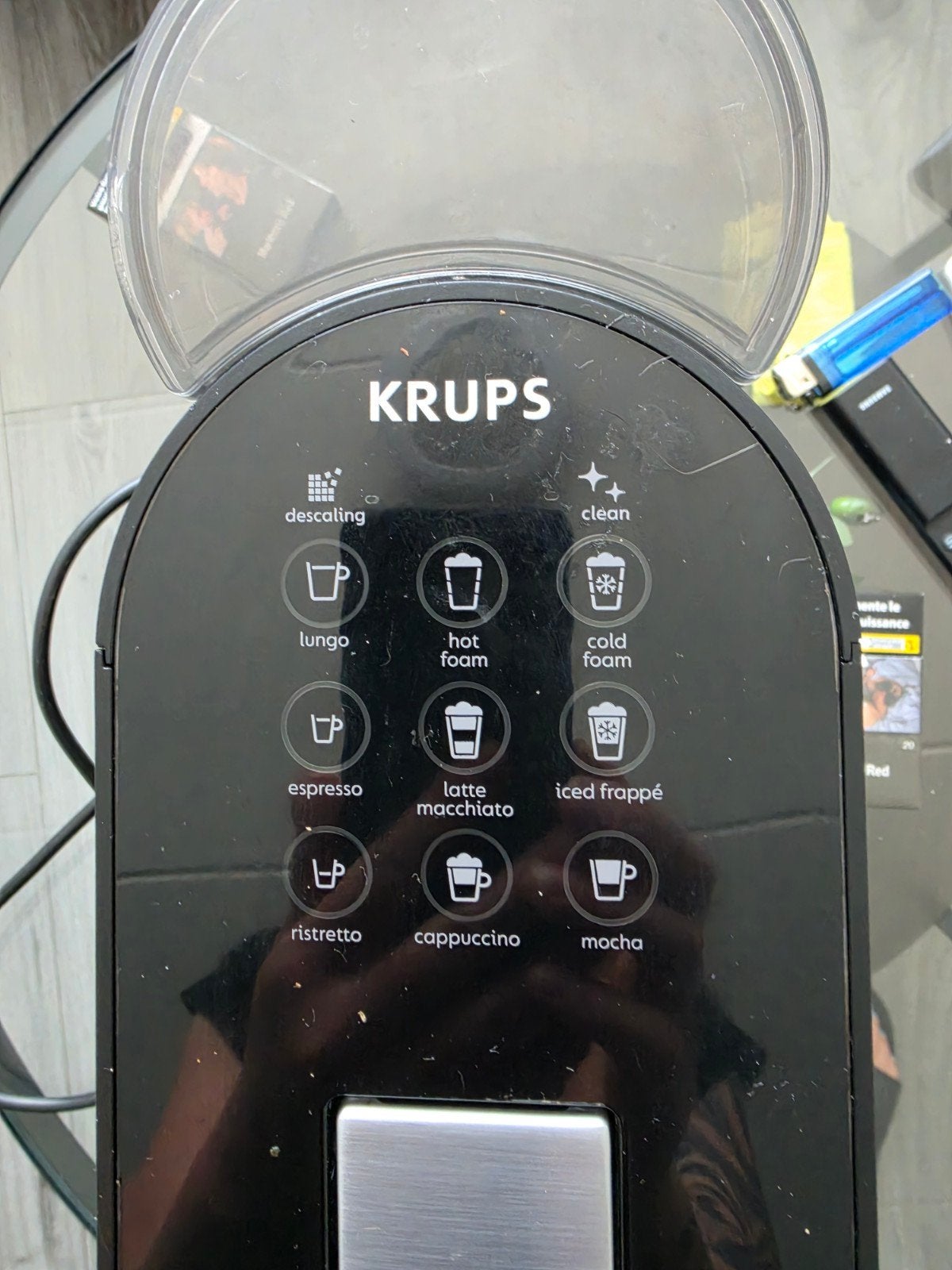 Krups Nespresso Atelier koffiemachine met melkopschuimer, Witgoed en Apparatuur, Koffiezetapparaten, Ophalen, Koffiemachine