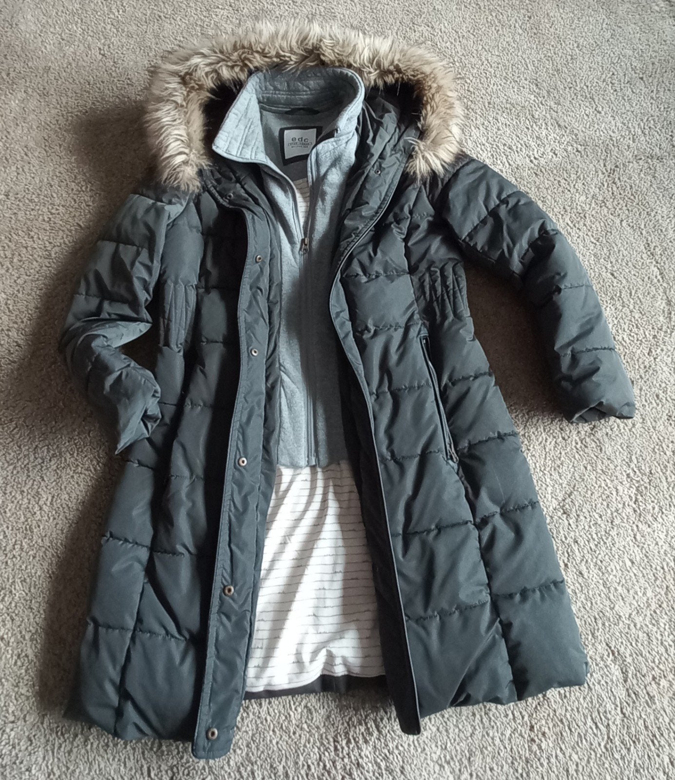 Dames winterjas edc, EDC by Esprit, Ophalen of Verzenden, Zo goed als nieuw, Maat 42/44 (L)
