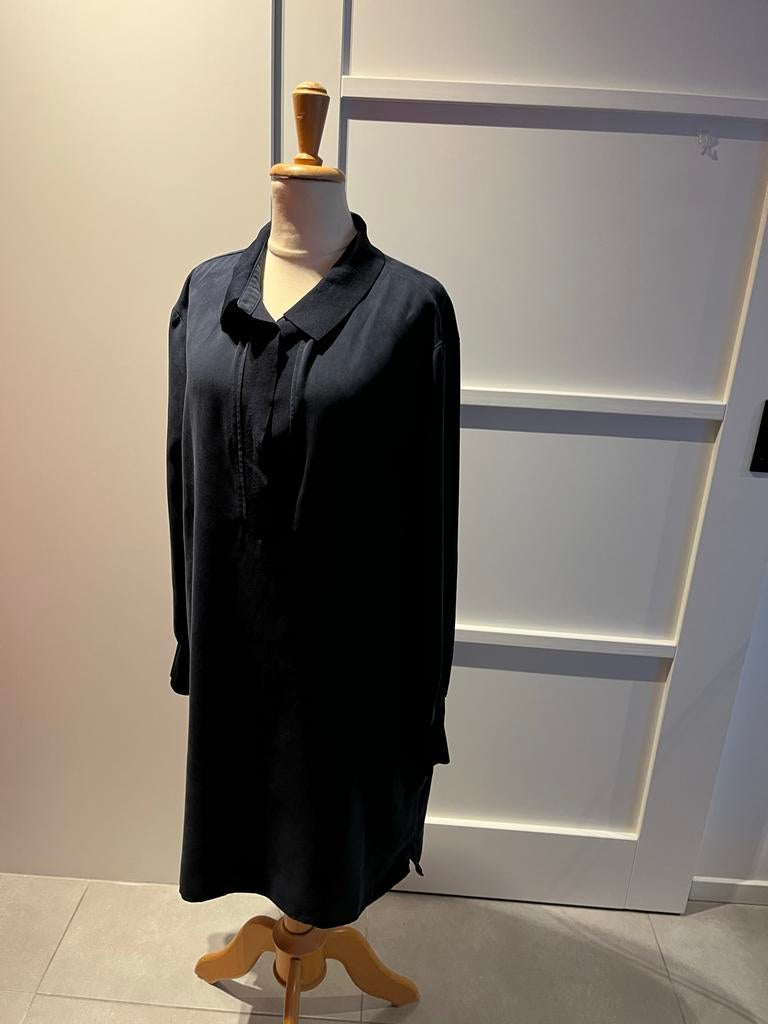 Yaya blouse jurk blauw 40 42, Ophalen of Verzenden, Zo goed als nieuw, Maat 42/44 (L), Blauw