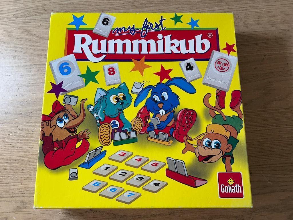 Rummikub Junior Goliath, Hobby en Vrije tijd, Gezelschapsspellen | Bordspellen, Ophalen of Verzenden, Zo goed als nieuw