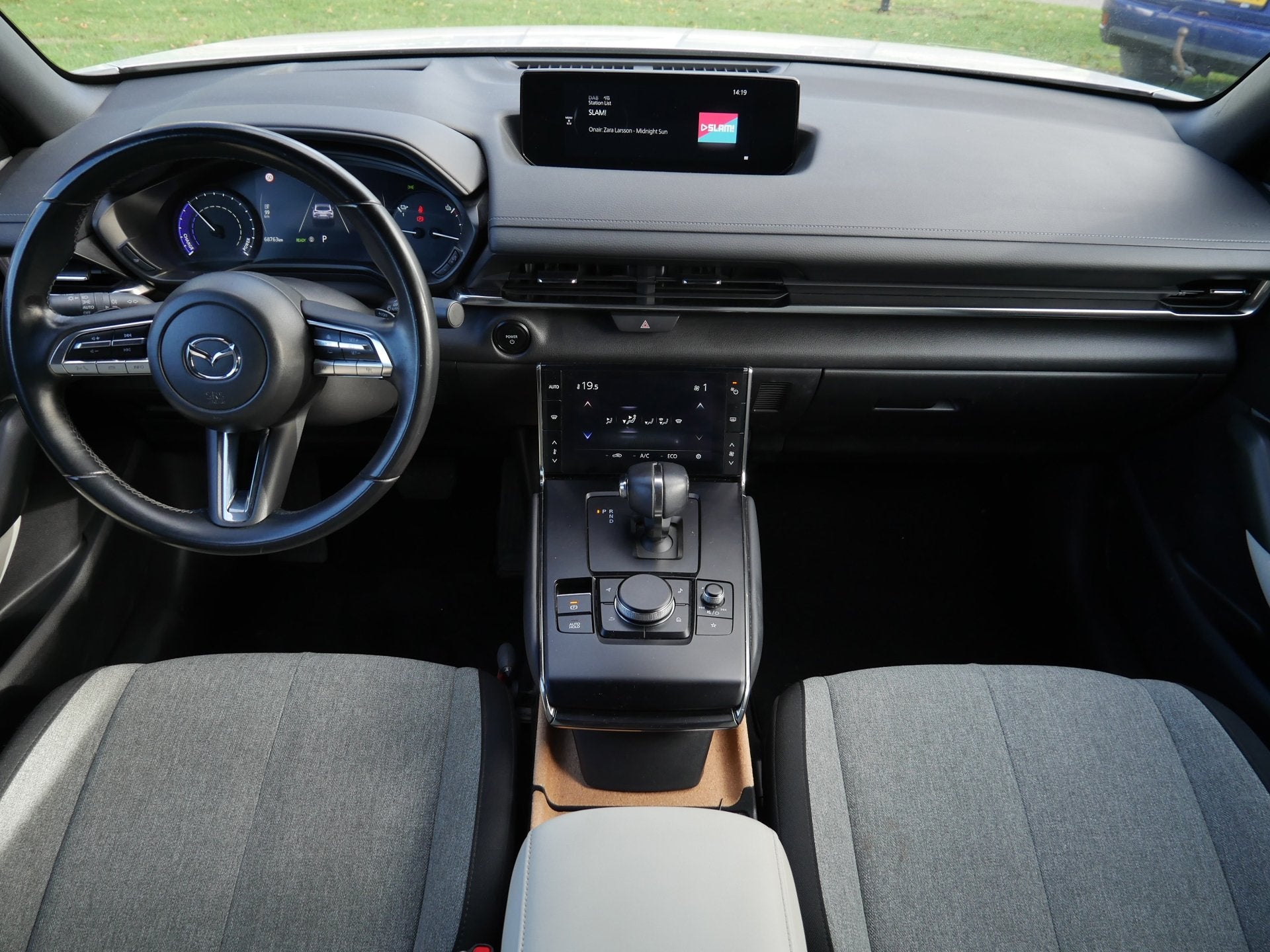 Mazda MX-30 E-SkyActiv 145 36 kWh | Ceramic White | SOH 93%, Auto's, Stof, Gebruikt, Origineel Nederlands, Grijs